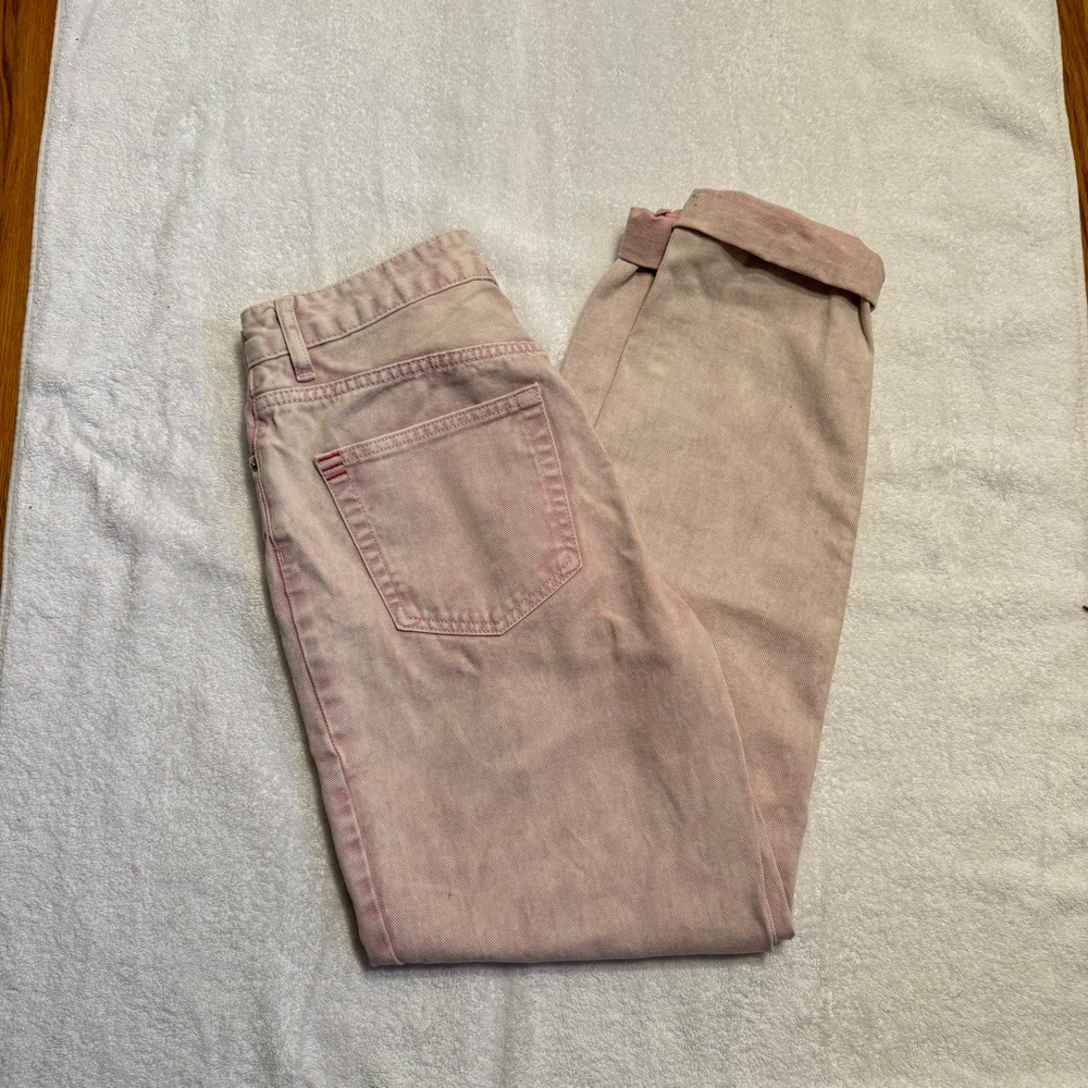 Urban Outfitters Light Pink Distressed Jeans